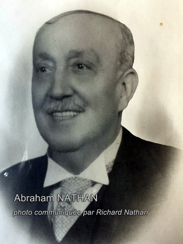 Grafsteen van NATHAN Abraham